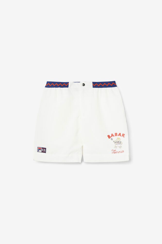 Fila Shorts Mens White X Rb Babar Marckus - Ireland 32108-XFAH